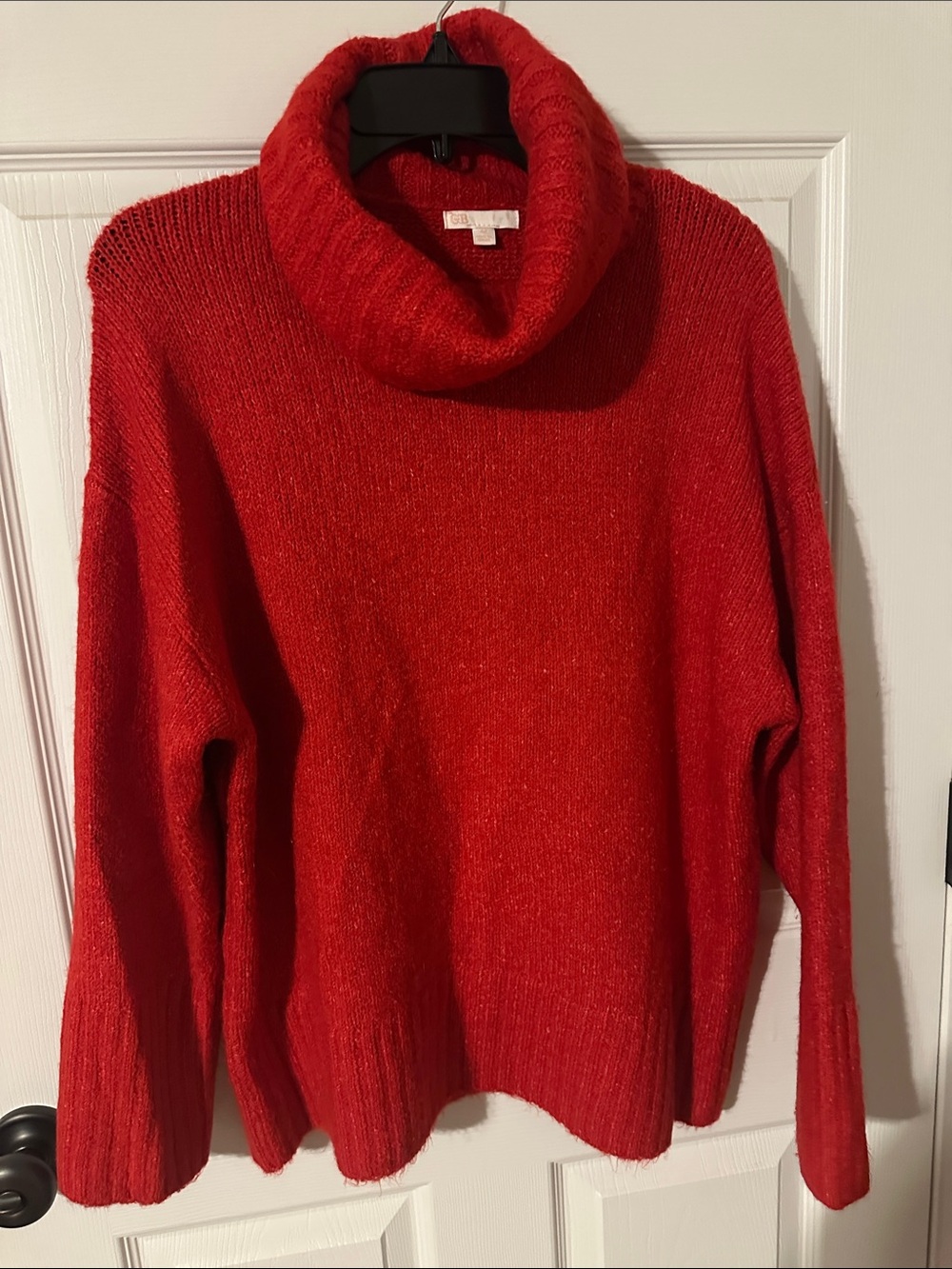GB girls Red Cowl Neck Sweater